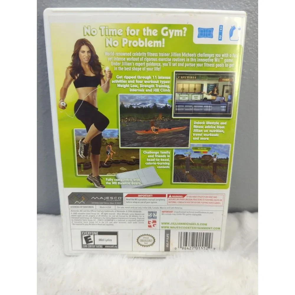 Jillian Michaels Fitness Ultimatum 2009 (Nintendo Wii,‎ 2008)